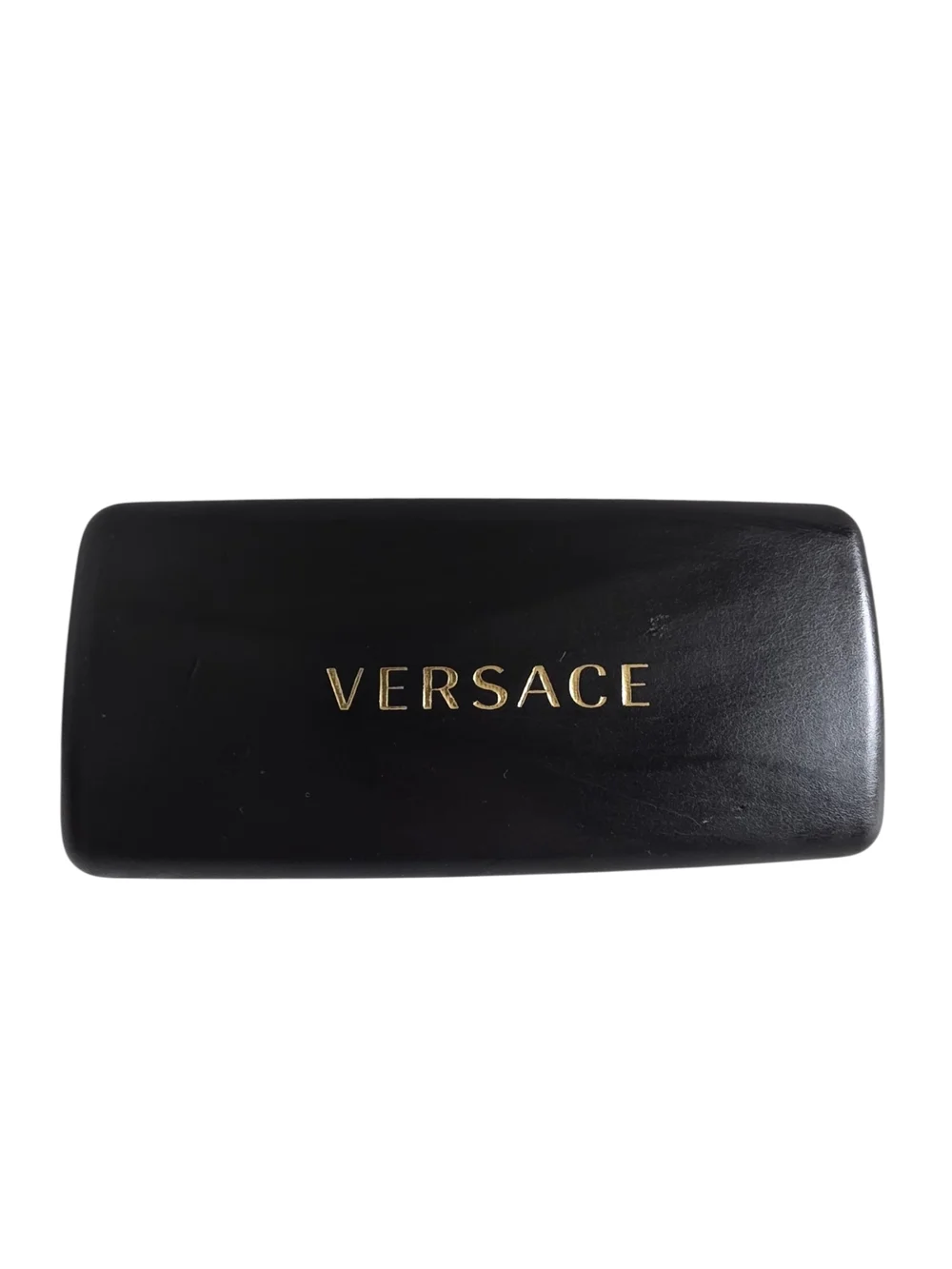 Versace Black and Gold Sunglasses Case